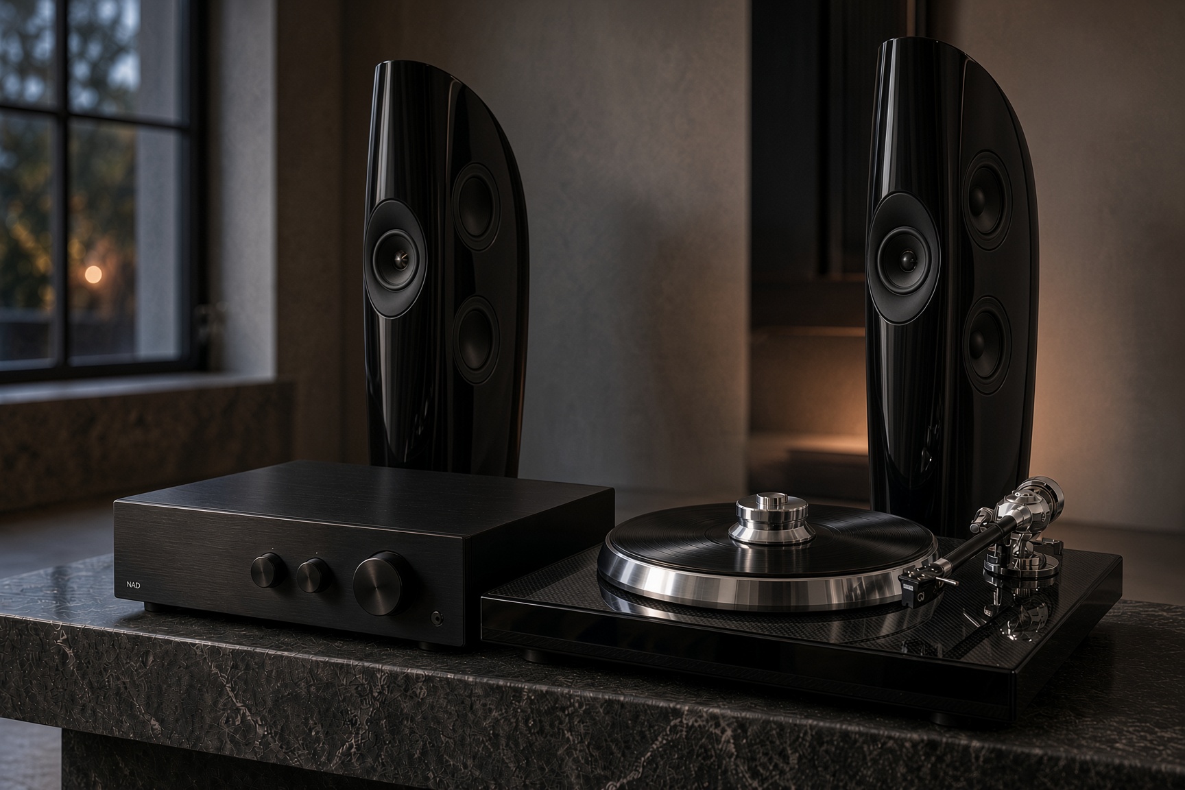 Two-channel hi-fi